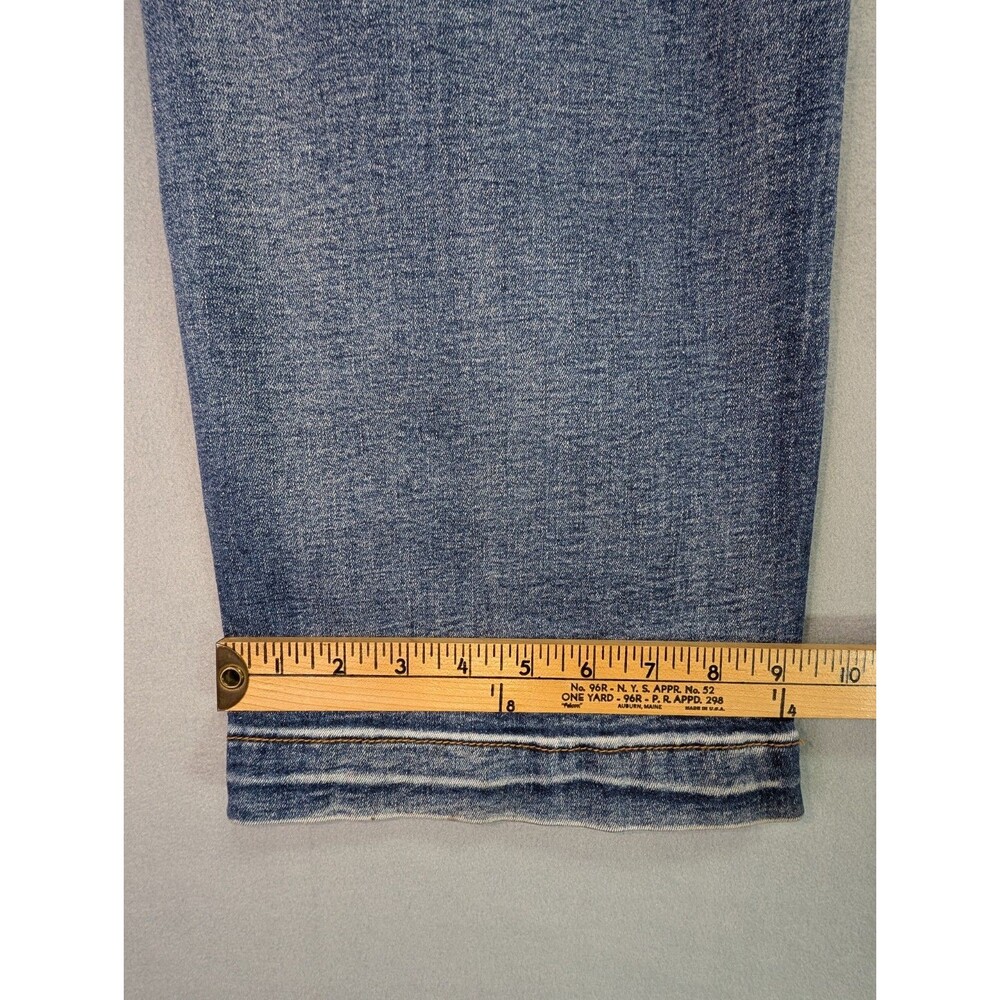 Womens Denim Overalls XL 38x29 Blue Bib Jean Jumpsuit Farmhouse Country - Picture 5 of 7